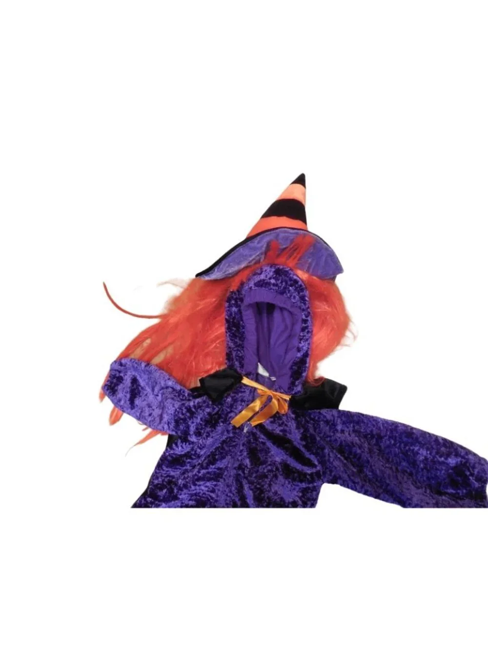 Toddler Witch Costume Chrisha Playful Plush Purple & Orange Halloween Outfit Age